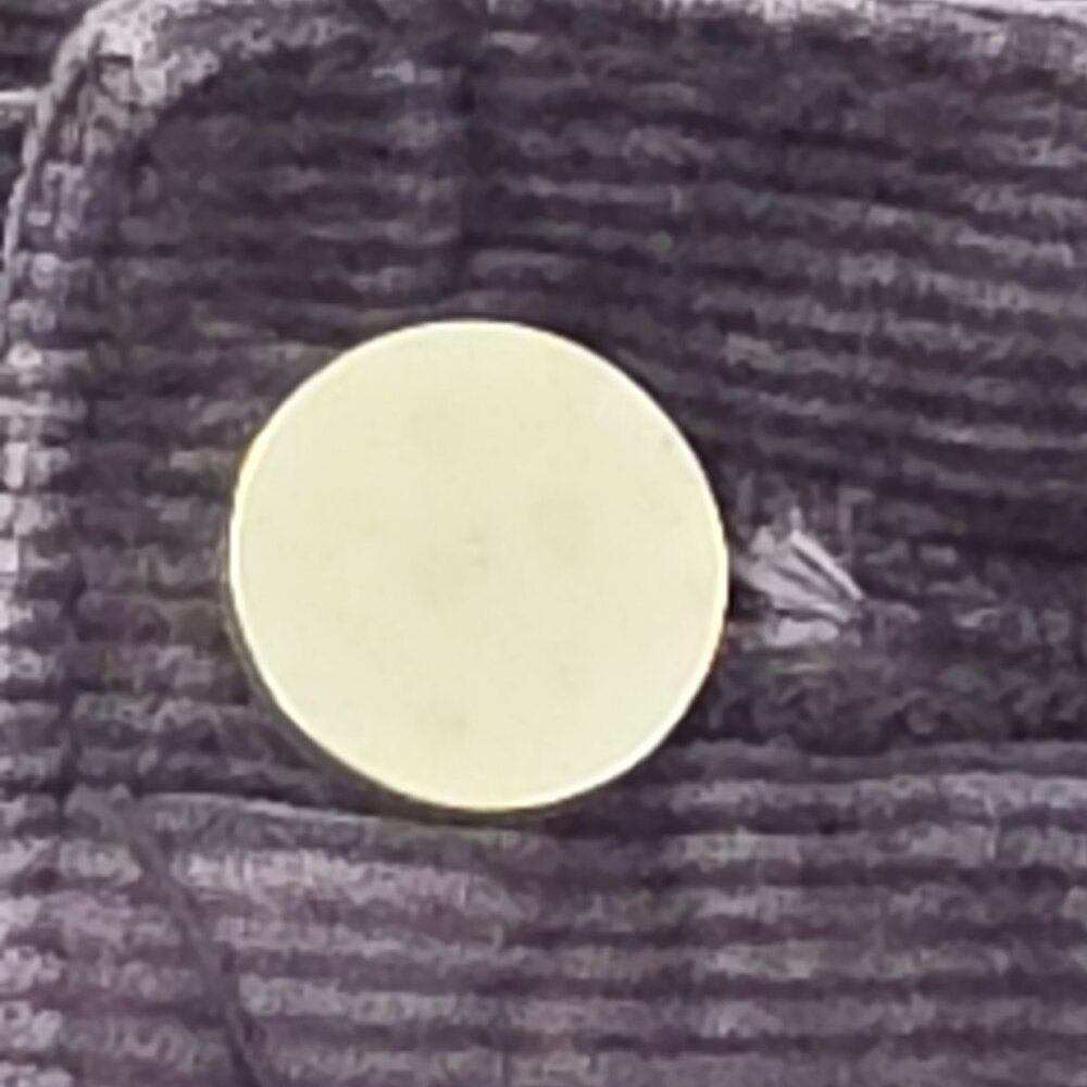 MNML Corduroy Shorts Mens 36 Purple Button Fly 12" Inseam Contrast Stripe - Picture 3 of 12